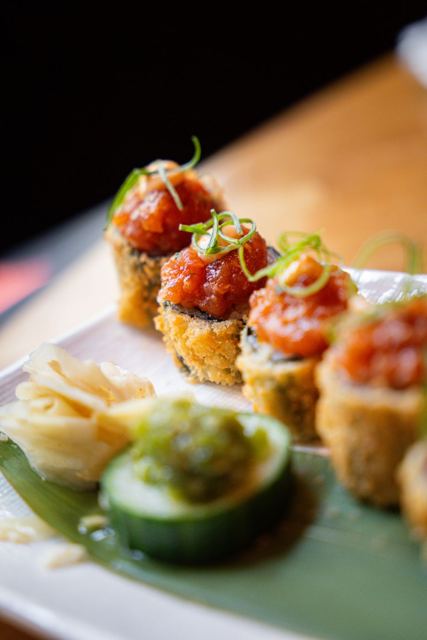 Krokante hapjes bij Oyster Club